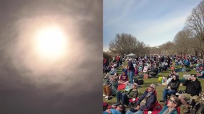Eclipse 2024: WBOC's John Conway in Vermont