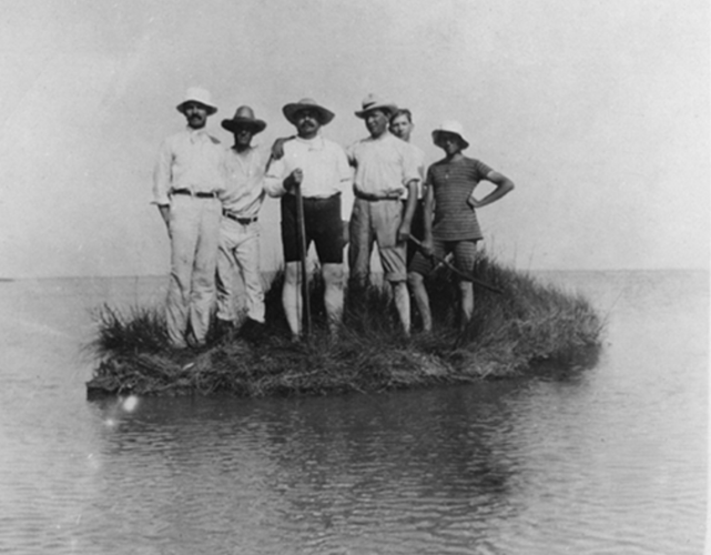 Sharps Island the last bit left in 1950