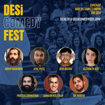 Desi Comedy Fest Comes to Chicago with a Star-Studded Night of South Asian Stand-Up Comedy