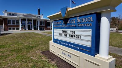 Restoration phase of the Historic Onancock School following January fire