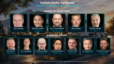 CyGen Alpha Systems Announces Board and Advisory Leadership to Advance U.S. Isotope Infrastructure