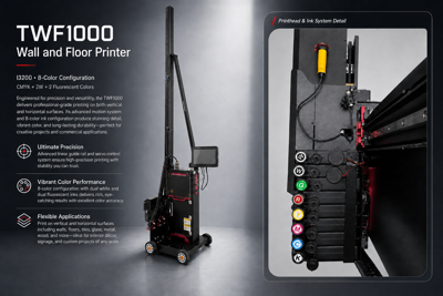 Tanyu Launches the World’s First Wall and Floor Printer with Fluorescent Printing Effects