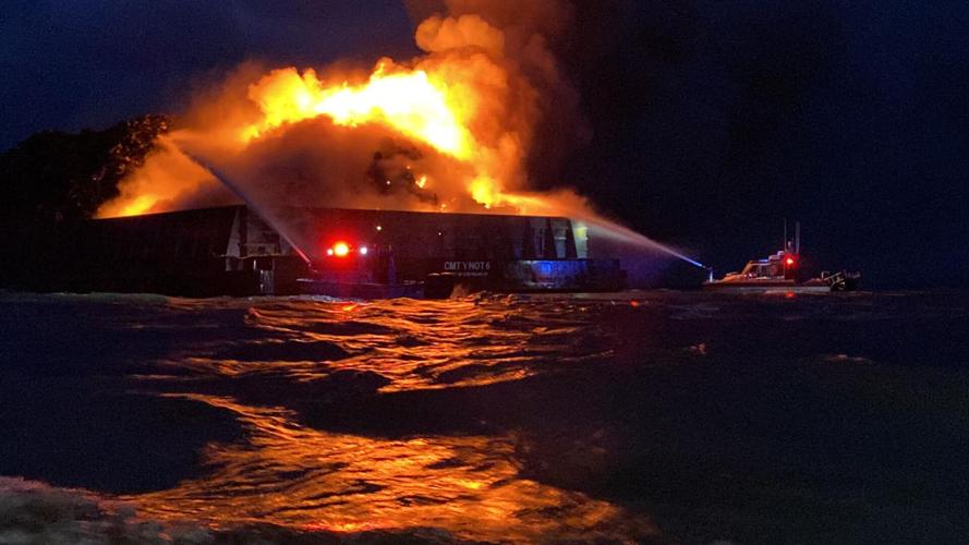 Barge fire 2