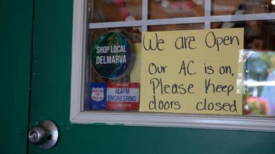 AC is on sign