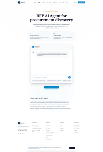 RFPs.ai Builds AI Platform for Government Procurement Discovery