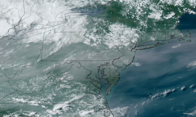 GOES IMAGE at 5 PM.