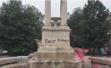 Monument to 'Star-Spangled Banner' Writer Defaced