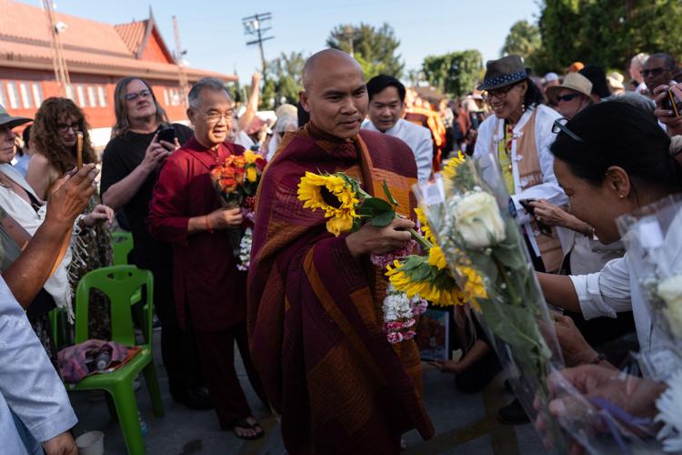 Walk for Peace Buddhist Monk