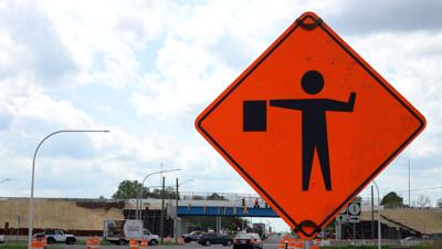 DelDOT Construction Sign