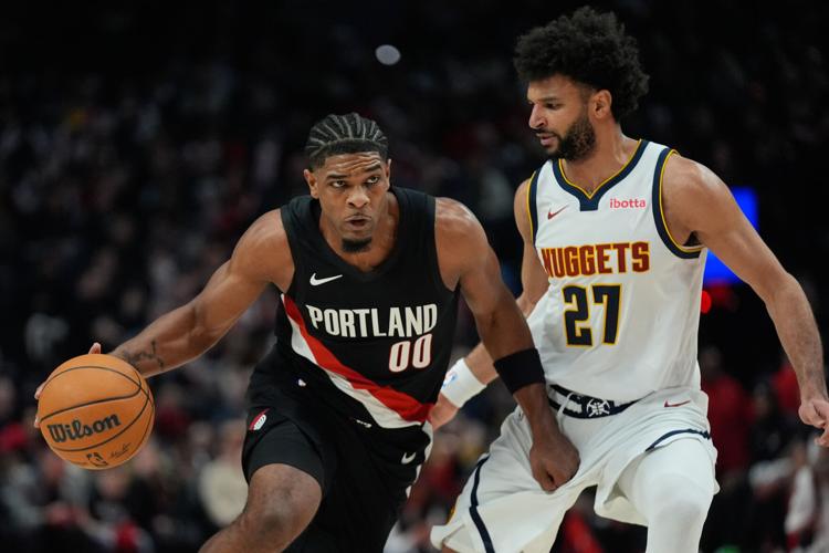 Nuggets Trail Blazers Basketball