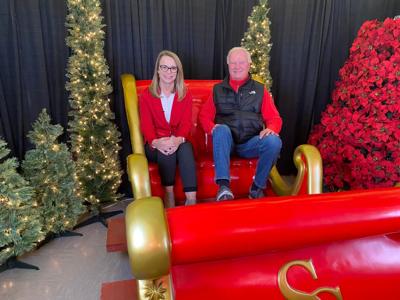 Lisa and Mayor Meehan