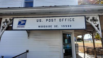 Woodside Post Office Sign