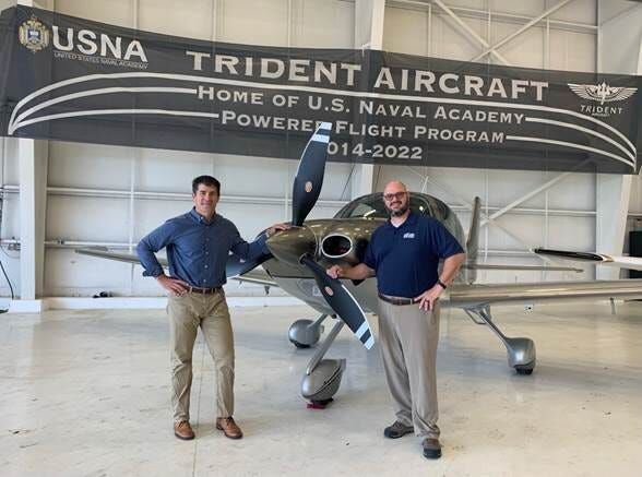 U.S. Naval Academy’s Powered Flight Program Returns to Easton Airport