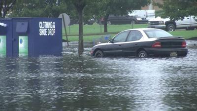 Seaford Parking Lot Floods Again