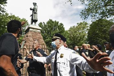 Columbus Statue Removed Connecticut