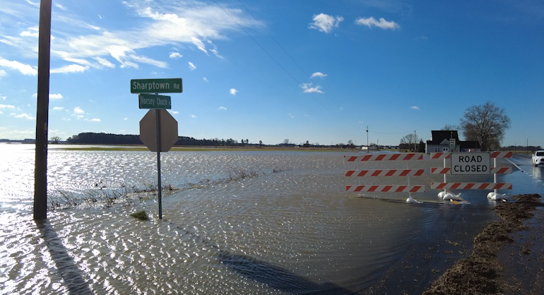 Sussex Grapples With Flooding After Heavy Rainfall | Latest News | Wboc.com