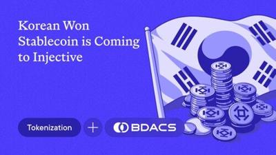 Injective Collaborates with BDACS to Bring Korea's First Won-Backed Stablecoin to Onchain RWAs