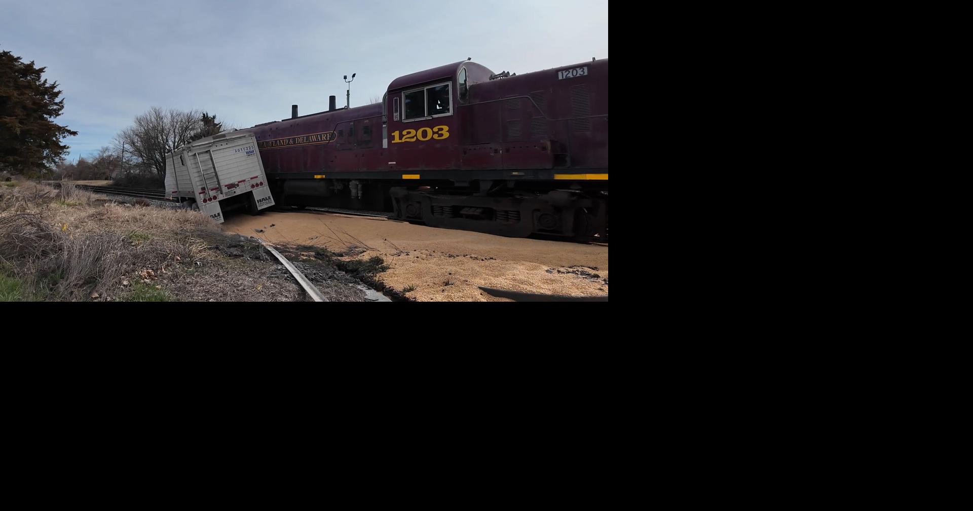 Train and Tractor Trailer Collide in Hurlock | Latest News | wboc.com
