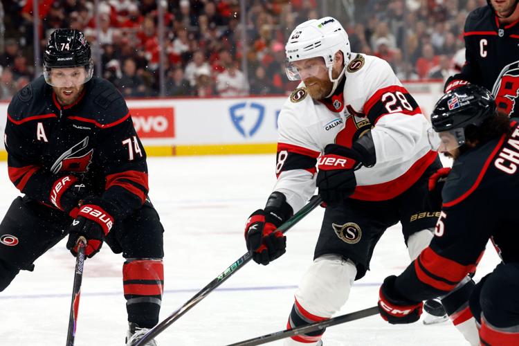 Senators Hurricanes Hockey