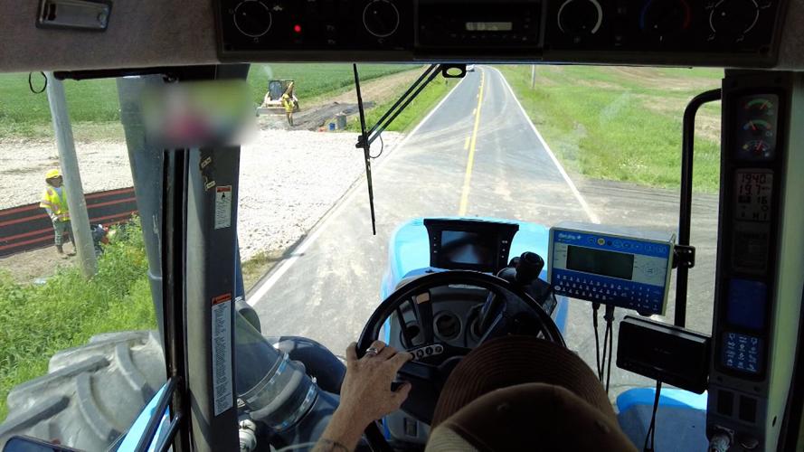 Tractor on Route 662