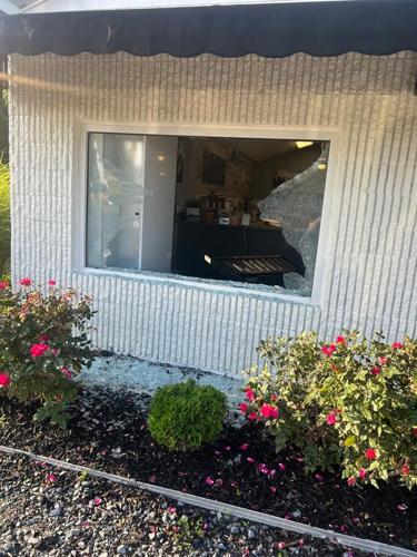 Vanderwende's Farm Creamery broke window