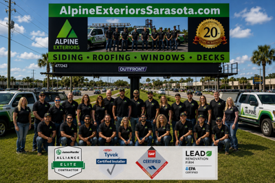 Alpine Exteriors Expands Sarasota Operations as Company Approaches 25 Years in Business