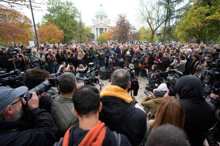 Serbia Election Students