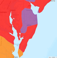 Purple Spots of Air Quality on Delmarva