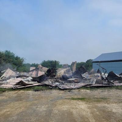 Greensboro Pole Barn Fire