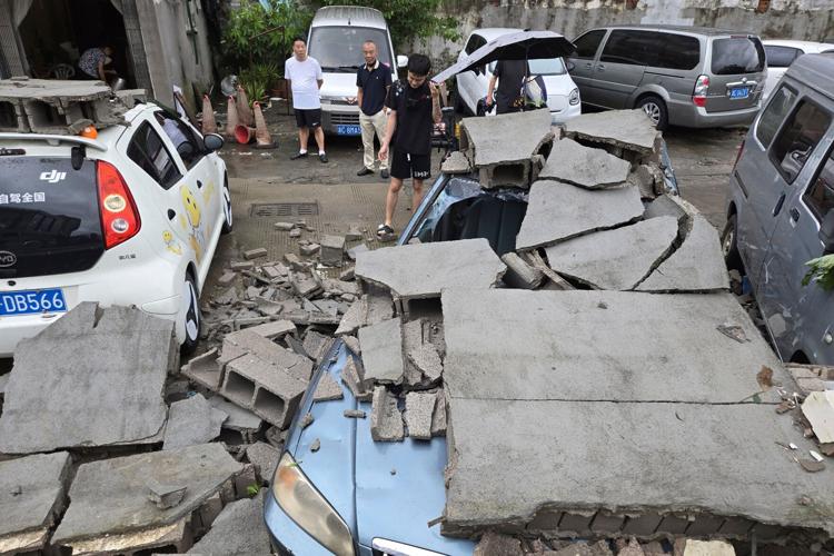 China Extreme Weather Asia Storm