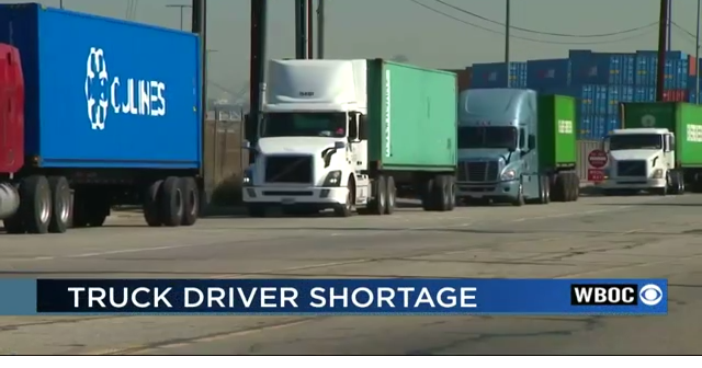Truck Driver Shortage Causing Shipping Delays | Latest News | wboc.com