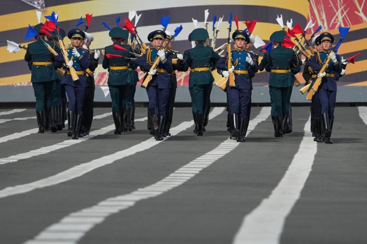 Russia Victory Day Parade Rehearsal