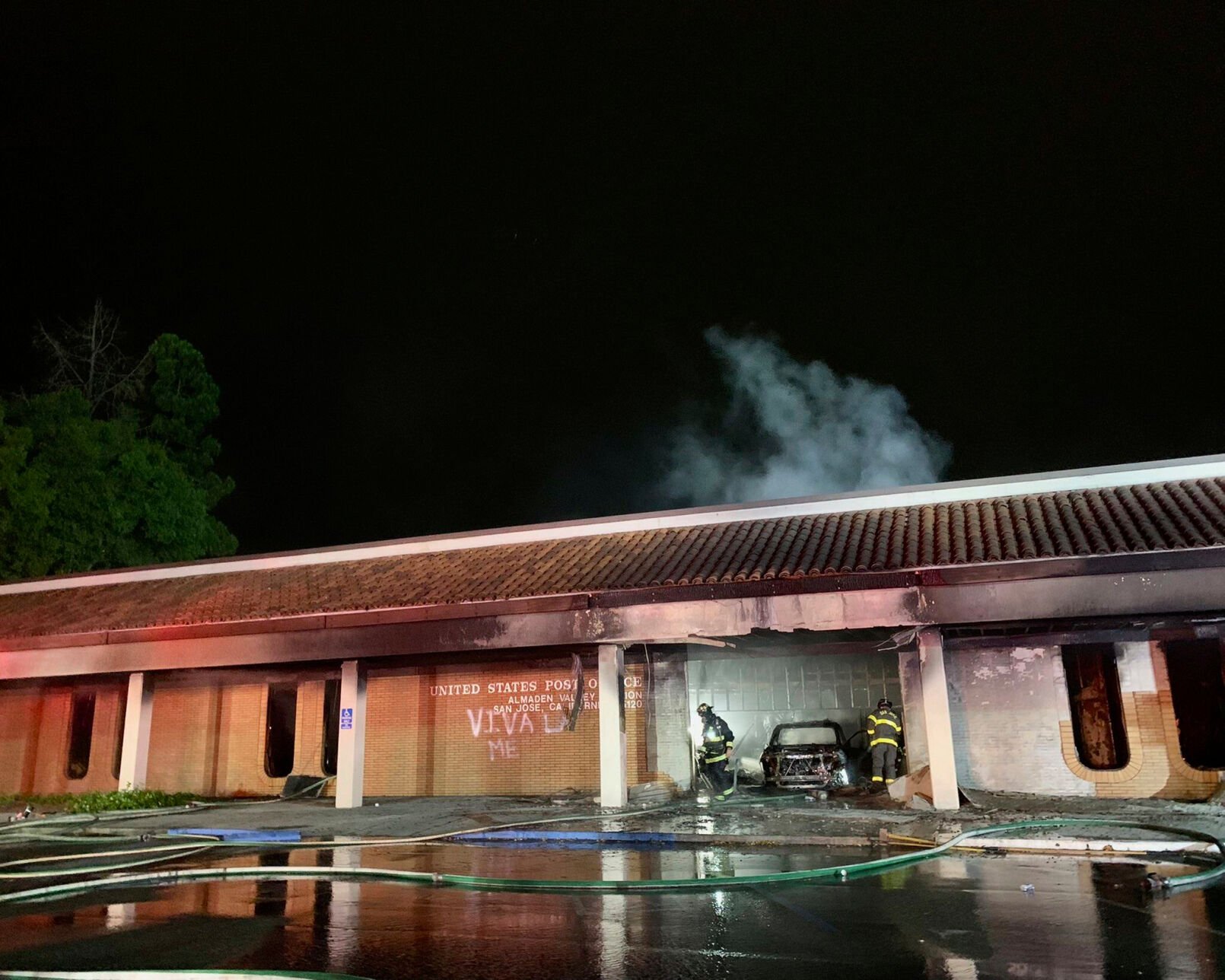 California Post Office Fire