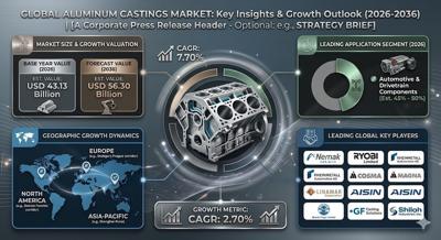 South Korea Aluminum Castings Market Leads Asia with Dynacast, Ryobi, Endurance Growth