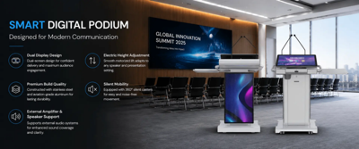 LCD vs Traditional Displays: Performance Comparison of Advanced Digital Podium From China by BEST.SDT