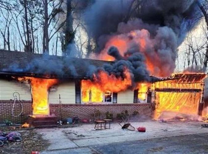 Fire Destroys Home in Georgetown
