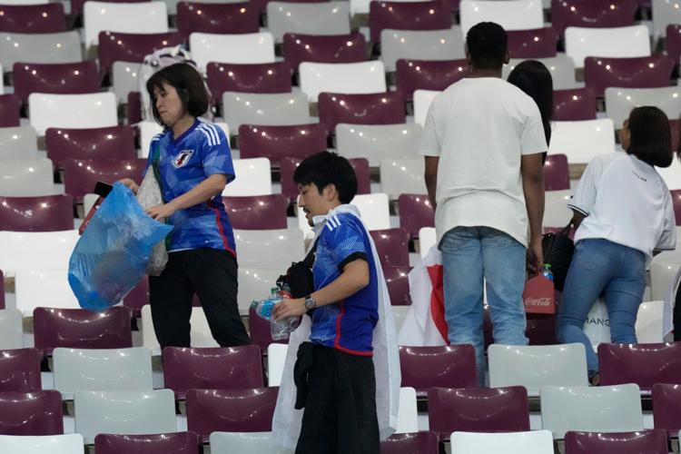 WCup Japan Cleans Up Soccer