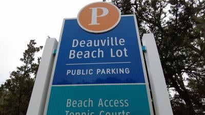 Deauville Beach Sign