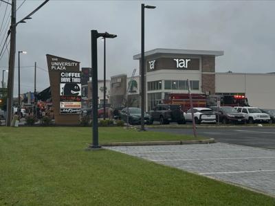 1315 S. Salisbury Blvd, with smoke coming out of Crimson Coward.