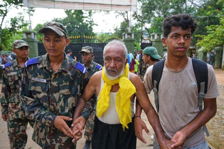 Photos show aftermath of flash floods in Nepal