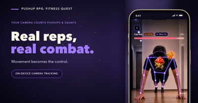 Pushup RPG: Fitness Quest Surpasses 100,000 Installs Following Viral Push-Up Videos