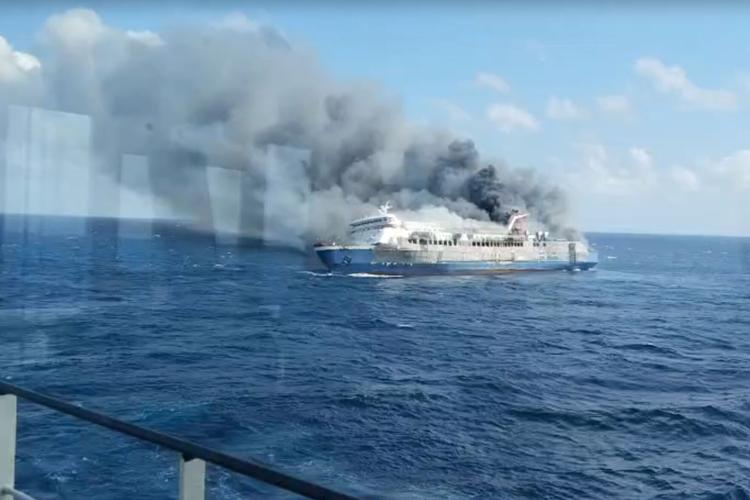 Indonesia Ship Fire