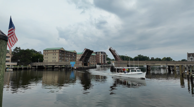 A waterman works the Chesapeake Bay.