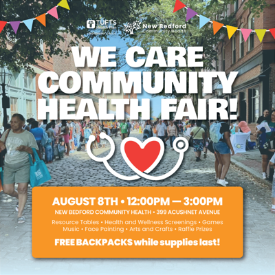 New Bedford Community Health to Host 3rd Annual We Care Community Health Fair on August 8