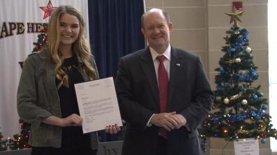 Lewes Teenager Receives Principal Nomination to West Point from Senator Coons