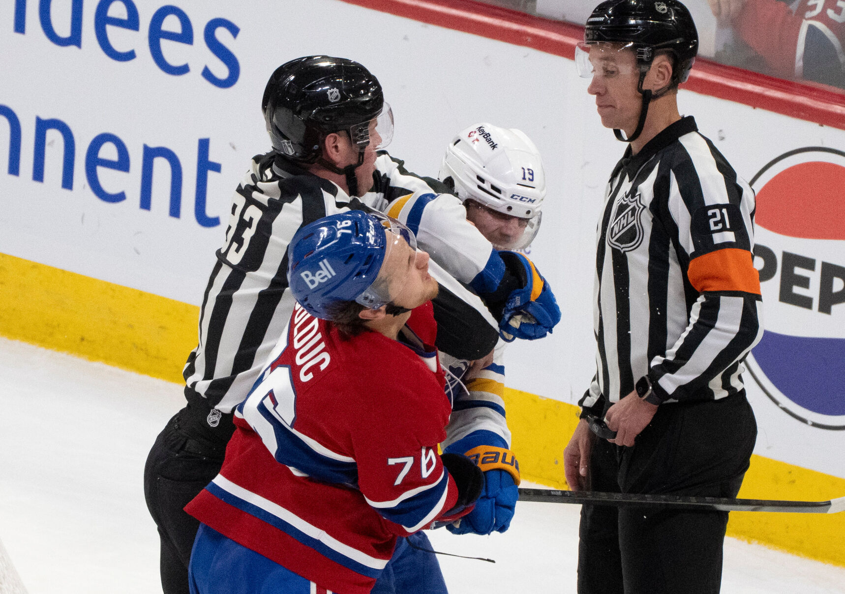 Sabres Canadiens Hockey