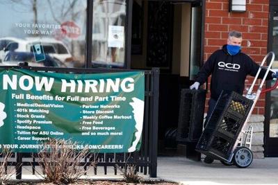 Now hiring sign
