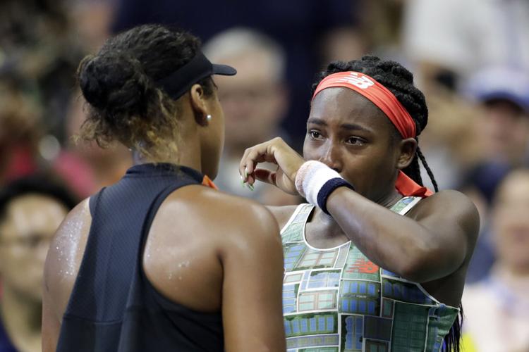 US Open Osaka Gauff Tennis