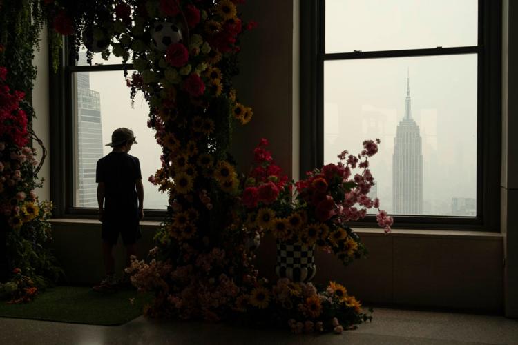 APTOPIX New York Climate Wildfires Smoke