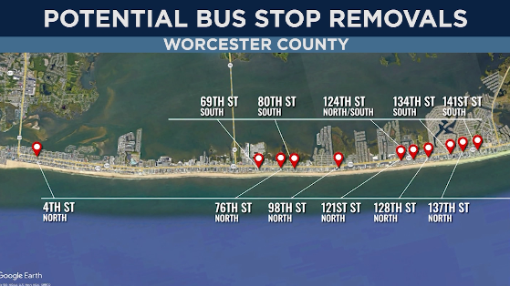 OC Bus Stops for Removal
